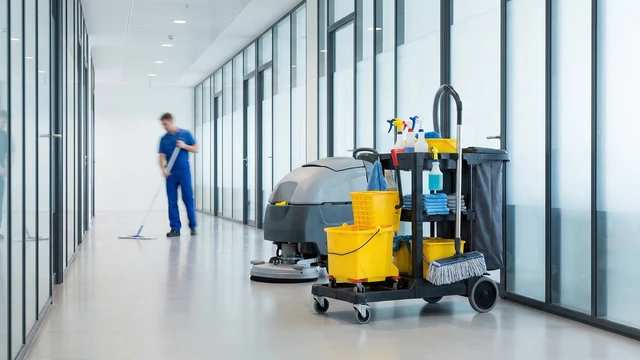 Recurring janitorial commercial program case study