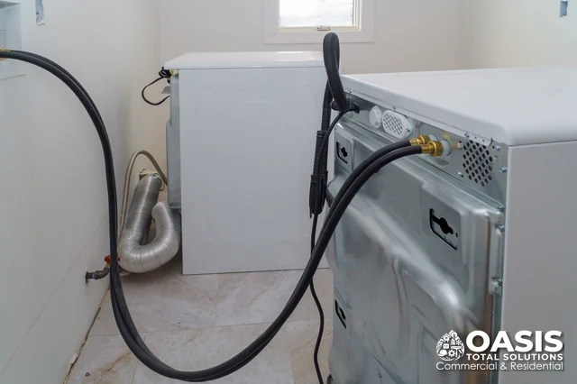 Washer/dryer hookups and dryer vent