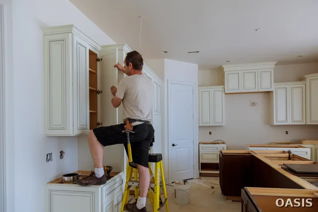 Cabinet installation — photo 08