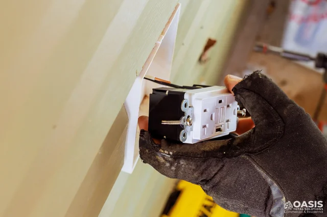 Installing interior GFCI/outlet