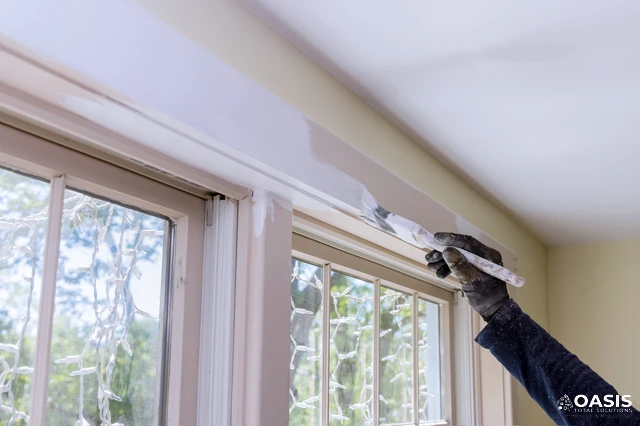 Painting interior window trim white